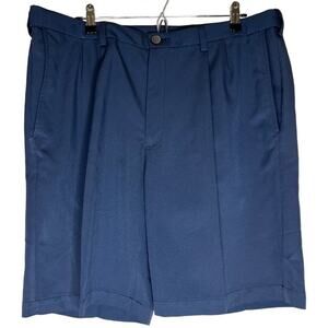 Haggar Clothing Mens 38 Shorts pockets gorpcore golf blue athletic athlesure